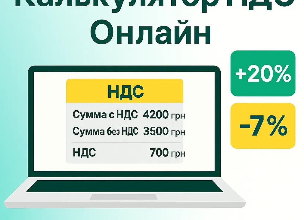 Калькулятор НДС: онлайн-расчет 20% от суммы товаров и услуг